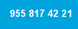 955 817 42 21 955 817 42 21